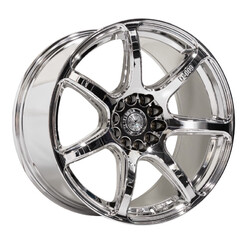 59°North D-009 18x10.5" 5x114.3/120 ET15, Full Chrome